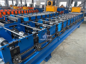 High-Speed 15 M/min Ridge Cap Tile <strong>Forming</strong> <strong>Machine</strong> <strong>for</strong> Manufacturing Plant Made with Galvanized Sheet Imported From China - Product Image 5