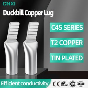 CNXI C45 cosses <span class=keywords><strong>de</strong></span> câble <span class=keywords><strong>de</strong></span> <span class=keywords><strong>disjoncteur</strong></span> sertissage nu Type <span class=keywords><strong>de</strong></span> cuivre rouge fil électrique connexion aiguille enfichable bornes d'insertion <span class=keywords><strong>de</strong></span> produit - Product Image 1