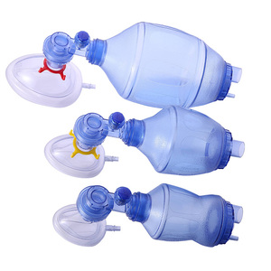 เครื่องช่วยหายใจแบบพกพา PVC แบบใช้มือ  ลดราคาพิเศษ  ปรับแต่งได้ตามต้องการ  รับผลิตแบบ OEM  อุปกรณ์ช่วยชีวิตฉุกเฉิน สำหรับผู้ใหญ่และเด็ก ใช้ในโรงพยาบาล - Product Image 1