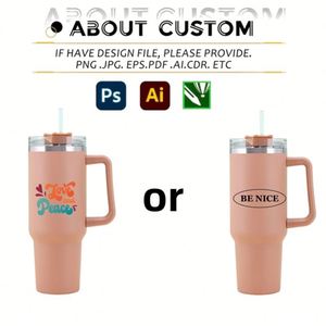 Vaso Personalizado con Asa y Pajita de 40oz, Tapa de 3 Posiciones, Compatible con Portavasos, para Viajes, Aislado, de Acero Inoxidable, Libre de BPA - Product Image 2