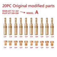 Kit de carburateur de moto, 20 pièces, buse d'injecteurs principaux à jet pilote lent pour Nsr Pwk Pwm Pe Oko Keihin Koso Carb