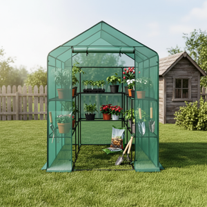 Mini serre OEM pour l'intérieur et l'extérieur, avec étagères robustes, pour faire pousser des plantes et des <span class=keywords><strong>semis</strong></span> en toute saison - Product Image 2