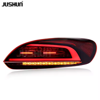 Feux arrière JUSHUN pour Volkswagen Scirocco 2009-2014 – Ensemble de feux arrière LED améliorés, feux stop, feux de croisement et de route, accessoires automobiles