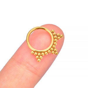 Nhẫn khuyên mũi Titan ASTM F136 16G nhiều kiểu dáng, đính đá CZ, khuyên clicker, khuyên Helix, khuyên Daith, khuyên tai, trang sức xỏ khuyên tai - Product Image 6