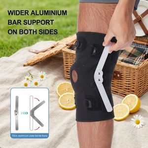 Genouillère en néoprène avec bouton rotatif réglable pour le soutien du genou lors du tennis, du football, du baseball, de la course à pied, de l'entraînement, OEM, ODM, vente en gros personnalisée - Product Image 2