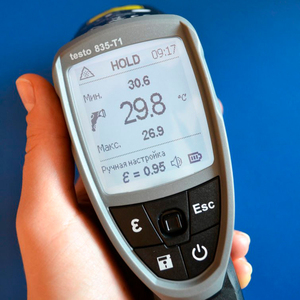 Nouveau thermomètre infrarouge Testo 835-T1 authentique avec laser 4 points et optique 50:1 pour des mesures précises sur de plus longues distances - Product Image 3