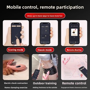 Vibrateur portable sans fil télécommandé pour femme, modèle CVE-02, à faible bruit, 20 vitesses, pour adultes - Product Image 2