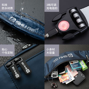 Sac banane de mode sac de taille de sport personnalisé avec sangle réglable sacs de cuisse ceinture sac de taille - Product Image 3