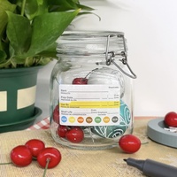 Étiquettes alimentaires dissolvables pour la rotation des produits en cuisine et restaurant – Autocollants de date de consommation – Autocollants de durée de conservation dissolvables