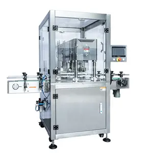 Machine automatique de scellage à induction de liquide de pot en plastique d'aluminium de bouteille
