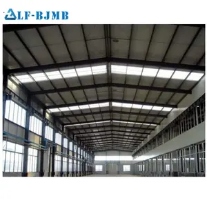 High Rise Large Span Light Industrial Space Frame Steel Structure Workshop Buildings Design