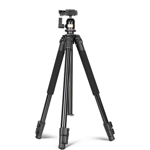 Q308 Travel Tripod Lightweight Flip Leg Lock Aluminum Alloy with Ball Head Stand Tripod for Digital Camera Mobile Phone