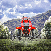 Motoculteur diesel EAGLE POWER haute performance multifonctionnel à 4 temps monocylindre 13 CV avec cultivateur rotatif