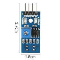 Module de suivi IR TCRT5000, interrupteur photoélectrique réfléchissant infrarouge TCRT5000, module de capteur infrarouge pour voiture intelligente