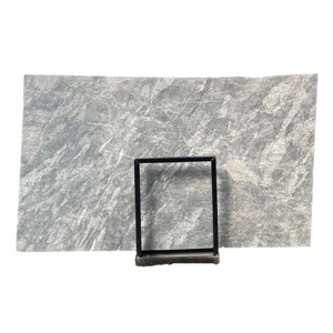 Dalles de marbre naturel poli bleu-gris Emacy sur mesure pour revêtements de sol de luxe, murs décoratifs intérieurs et comptoirs de villas - Product Image 4