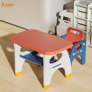 Ensemble Table et Chaises en Plastique Creuses pour Enfants, Idéal pour Manger ou Dessiner, Mobilier de Garderie pour Tout-petits - Vente en Gros - Product Image 1
