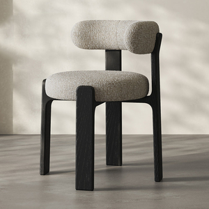 Sedia Nordica <span class=keywords><strong>di</strong></span> Lusso in <span class=keywords><strong>Legno</strong></span> Massello Stile Mid-Century Moderno <span class=keywords><strong>per</strong></span> Sala da Pranzo, Hotel, <span class=keywords><strong>Cucina</strong></span>, 4/6/8 Posti, Design <span class=keywords><strong>di</strong></span> Alta Gamma in Velluto Beige - Product Image 4
