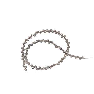 Perles d'eau douce naturelles grises à double face, irradiées par la lumière, de 4 mm, de qualité supérieure, de la marque Sanqi True Multi-Hemp - Product Image 5