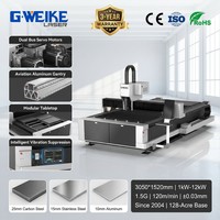 Machine de découpe laser fibre CNC Raycus 1000W-6000W pour tôles métalliques, avec contrôleur Cypcut et support IA – Meilleures ventes en Chine