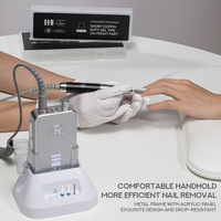 Machine à percer les ongles électrique sans fil rechargeable BBM Professional 35000 tr/min avec base de charge
