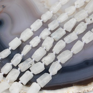 LS-A531 incroyable pierres précieuses naturelles cylindre tube <span class=keywords><strong>pierre</strong></span> perles <span class=keywords><strong>de</strong></span> <span class=keywords><strong>pierre</strong></span> <span class=keywords><strong>de</strong></span> <span class=keywords><strong>lune</strong></span> 5-10mm irrégulier colonne perles <span class=keywords><strong>DE</strong></span> bijoux BRICOLAGE - Product Image 3