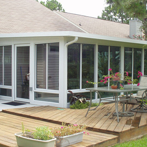 Véranda <span class=keywords><strong>solarium</strong></span> sur pied en aluminium verre trempé sunrooms maisons en verre - Product Image 2