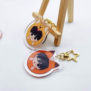 Custom Die-Cut Photo Acrylic <b>Keychains</b> <b>Personalized</b> Cricut Acrylic <b>Keychains</b> with Printed Logo - Product Image 6