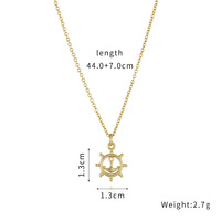 Collier pendentif en acier inoxydable plaqué or 18 carats pour femmes, tendance, multicouche, cœur, croix, chaîne carrée, cadeau en gros
