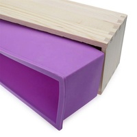 Moule à savon en bois de 0,9 kg et 1,2 kg, moule en silicone pour faire des gâteaux, boîte en bois rectangulaire, bricolage, boîte en bois rectangulaire, fabrication artisanale à froid