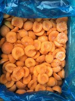 Fabriekslevering Bulk IQF Diepvries Abrikozenhelften 10kg ISO Gecertificeerd 24 Maanden Houdbaarheid voor Smoothie Bowls, Juice Bars, Natuurlijk Zoet