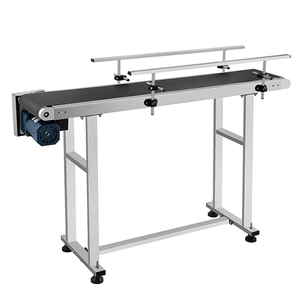 Op Maat Gemaakte Band Transportsystemen Vloeibare Fles Transportbanden Industriële Pvc Transportband Ontwerp Met Ronde Buis Vangrail - Product Image 1