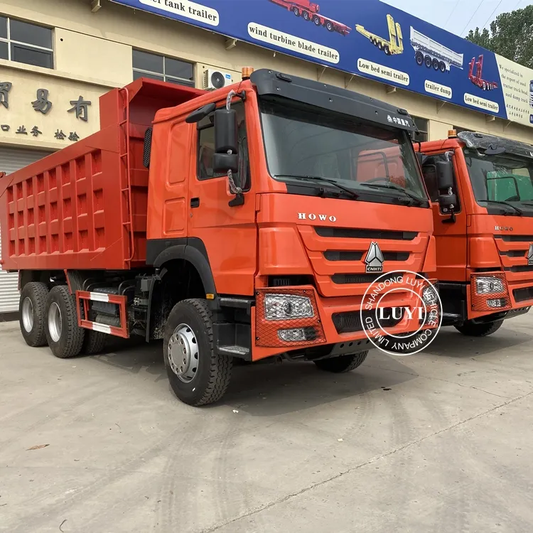 Lage Prijs Gebruikt Refurbished Sinotruk Prijs Howo Truck T5g 6X4 8X4 Dump Truck Tractor Cargo Voor Verkoop