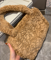 Sac fourre-tout Ours de Barcelone, Sac à dos en coton mignon pour enfants avec poupée en peluche super douce, Article très tendance et adorable
