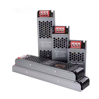 OEM/ODM 300W AC110V 127V à DC Alimentation à découpage 12V 24V LED pour boîte à lumière 12A 25A Transformateur de bande LED