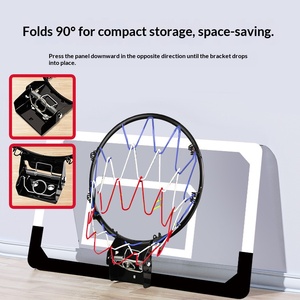 Aro de Baloncesto para Niños, Mini Aro de Baloncesto, Aro de Baloncesto Portátil para Interiores - Product Image 3