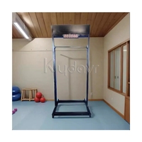 Barre horizontale réglable 3-en-1 pour gymnastique, jeu de défi interactif de divertissement avec chronomètre de 100 secondes pour carnaval intérieur