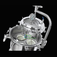 Boîtier de filtre liquide en acier inoxydable haute température, système de filtration industriel à 120 degrés pour la bière et le vin
