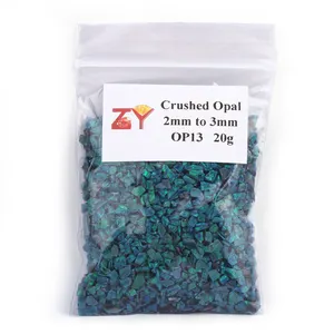 Different Sizes Japan OPAL Powder 92 Colors Opal Chips Wholesale Synthetic Crushed Opal For Inlay Jewelry