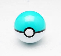 Pokeball en aluminium anodisé rouge personnalisée pour Pocket Monster