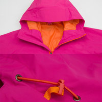 Veste de pluie imperméable à capuche pour homme et femme, respirante, personnalisable, fabriquée en usine OEM, pour la randonnée en plein air.