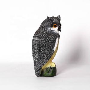 Haierc-Décoration de jardin en plastique effrayant les <span class=keywords><strong>oiseaux</strong></span>, animal mobile, simulation de corbeau, hibou, hibou en plastique, contrôle des <span class=keywords><strong>oiseaux</strong></span> - Product Image 3