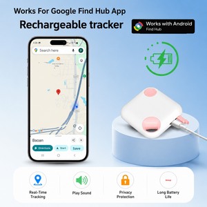 Pencari Kunci Pintar Dual BLE 5.4 Tipe-C Isi Ulang Bersertifikasi MFi Google untuk IOS Android, Pelacak Posisi untuk Perawatan Lansia