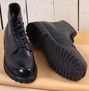 أحذية جلدية عالية الجودة تصميم إيطالي, أحذية جلدية كلاسيكية للرجال باللون البني - Product Image 4