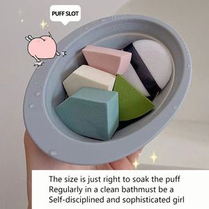 Custom Oem Wholesale Silicone Beauty Egg <b>Brush</b> Multifunction Folding Silica <b>Scrub</b> Bowl Single Tool for Cleaning Makeup - Product Image 3