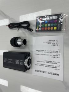 <span class=keywords><strong>Kit</strong></span> de luz de techo de estrella <span class=keywords><strong>Bluetooth</strong></span> RGB LED Luz de fibra óptica Luz interior óptica con control remoto de aplicación móvil - Product Image 4