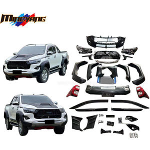 Mingyang ضبط GR رياضة شد الوجه تحويل مصد السيارة بقيادة مجموعة مصابيح أمامية للجسم إلى من أجل تويوتا هايلكس ريفو طقم هيكل - Product Image 2