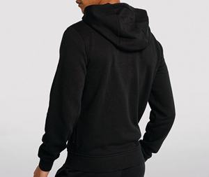 Sudadera con capucha de lana con cremallera completa ligera de alta calidad, ropa deportiva personalizada para hombre con patrón de impresión, bolsillo de manga de temporada de invierno, venta al por mayor - Product Image 3