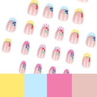 Offre Spéciale – Faux Ongles Longs Ovales de Luxe avec Strass et Diamants, Résistants aux Rayures, Incassables, en ABS – Vente en Gros