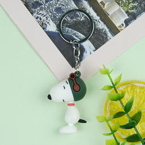 Llavero de silicona de <span class=keywords><strong>Charlie</strong></span> Brown con diseño de cachorro, colgante para bolso, venta al por mayor de suministros de maquinaria de China - Product Image 3