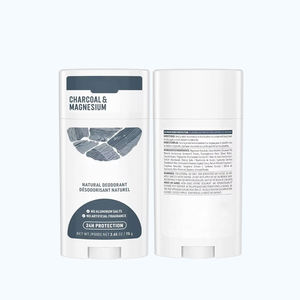 Marque privée Sans aluminium Parfum naturel longue durée Déodorant Charbon de bois Magnésium Contrôle des odeurs 24 heures Déodorant végétalien - Product Image 6